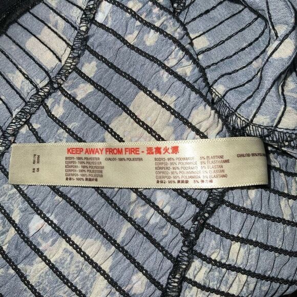 NWT Free People Brunch Date Bodysuit Floral Black size S - Picture 11 of 11